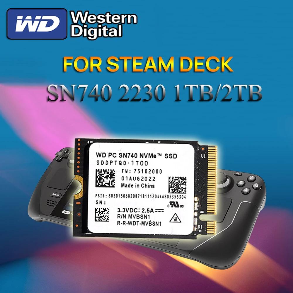   WD SSD SN740 2230, 1TB 2TB M.2 NVMe PCIe Gen 4.0x4 ָ Ʈ ̺,  ũ Ʈ º α ٸ